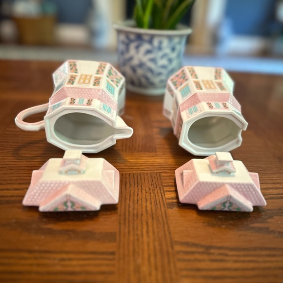 Lenox Village Collection Creamery creamer & Confectionary sugar bowl - Picture 3 of 3